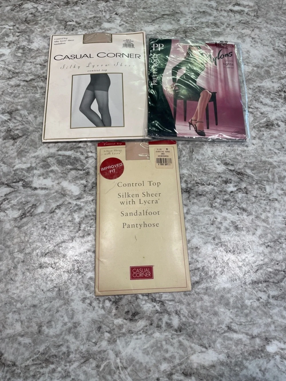 Vintage Nylon Stockings Lot - Vintage Hoisery Lot - Vintage Stocking Lot- size B